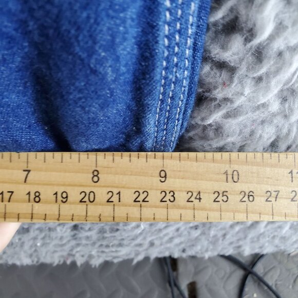 Dickies Overalls Mens 36x32 Blue Cotton Denim Adjustable Straps *Read* - Picture 10 of 12